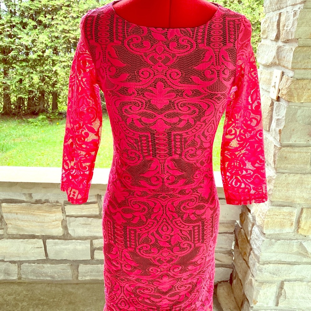 Beautiful lace dress from H&M.